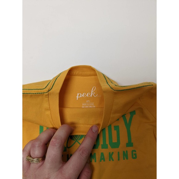 New Peek 2T Prodigy in the Making Yellow Tee Shirt - Picture 3 of 5